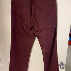Men's Burgundy Pants
